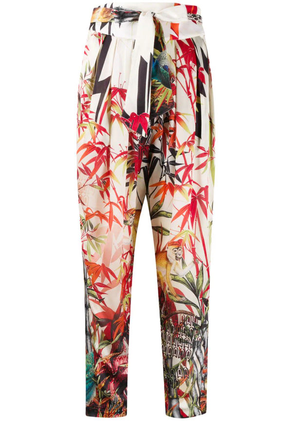 Dsquared2 avsmalnande byxor med tropiskt tryck - Neutral