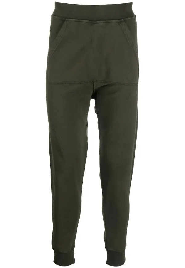 Dsquared2 avsmalnande trackpants - Grön