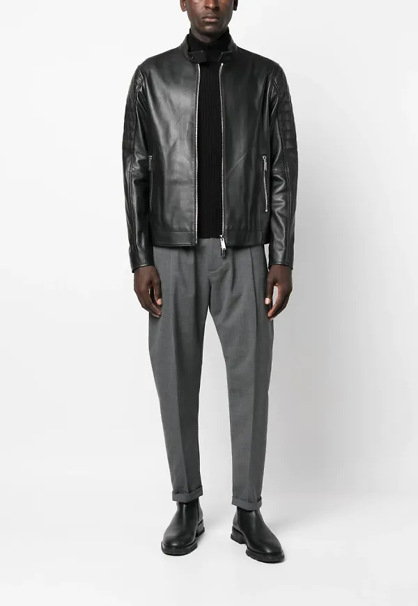 Dsquared2 avsmalnande trekvarsbyxor - Grå