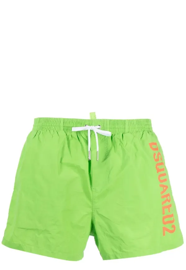 Dsquared2 badbyxor med logotyp - Grön