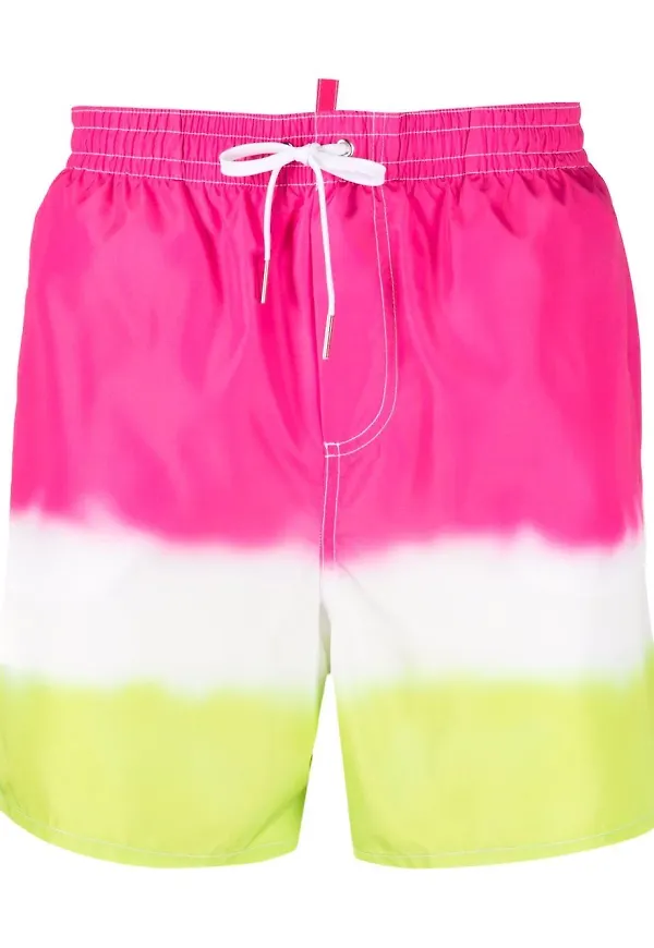 Dsquared2 badbyxor med logotyp - Rosa