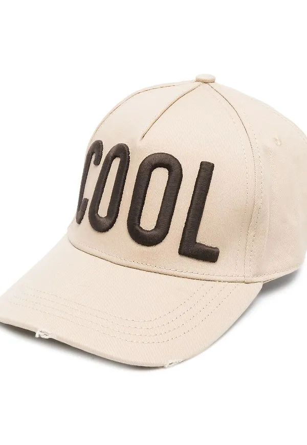Dsquared2 basebollkeps med broderad slogan - Neutral