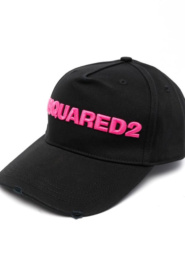Dsquared2 basebollkeps med logotyp - Svart