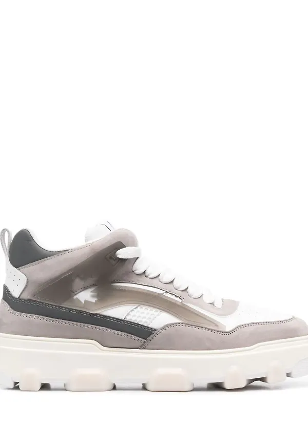 Dsquared2 Basket mellanhöga sneakers - Vit