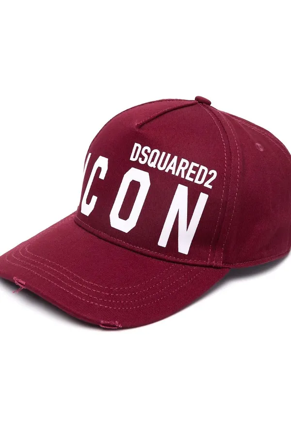 Dsquared2 Be Icon basebollkeps - Röd