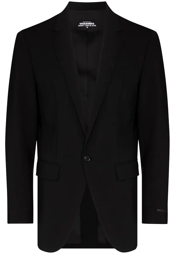 Dsquared2 Berlin lång blazer - Svart