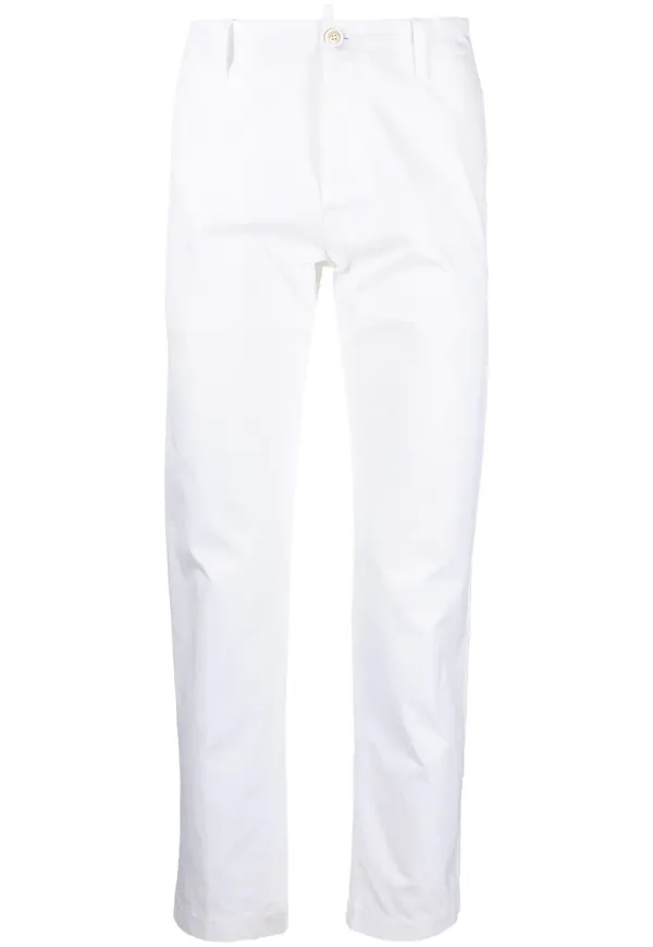 Dsquared2 beskurna chinos - Vit