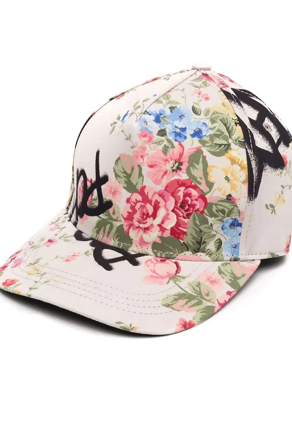 Dsquared2 blommig keps - Neutral