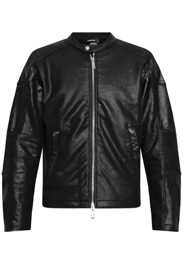 DSQUARED2 bomberjacka med dragkedja - Svart