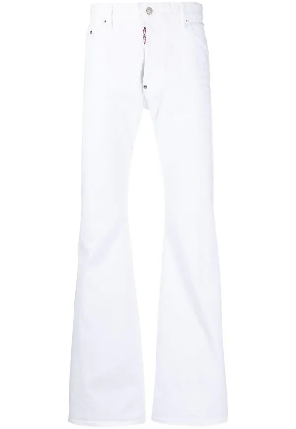 Dsquared2 bootcut-jeans - Vit