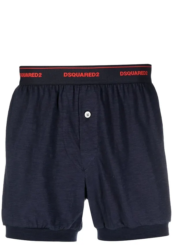 Dsquared2 boxershorts med logotypband - Blå