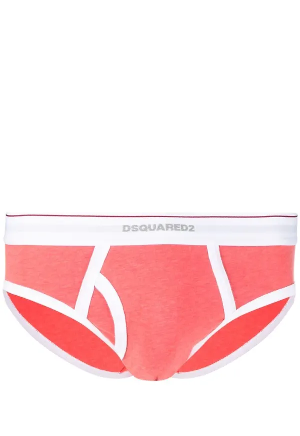 Dsquared2 boxershorts med logotypband - Rosa