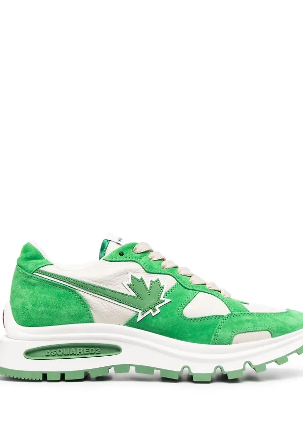 Dsquared2 Bubble sneakers med panel - Grön