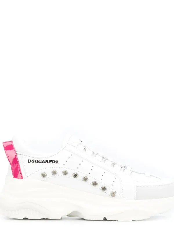 Dsquared2 Bumpy 551 låga sneakers - Vit