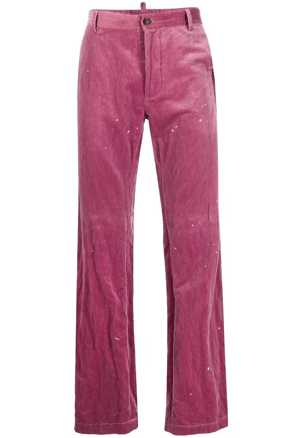 Dsquared2 byxor med färgstänk - Rosa