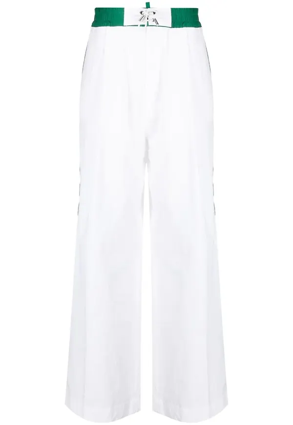 Dsquared2 byxor med sidorand - Vit