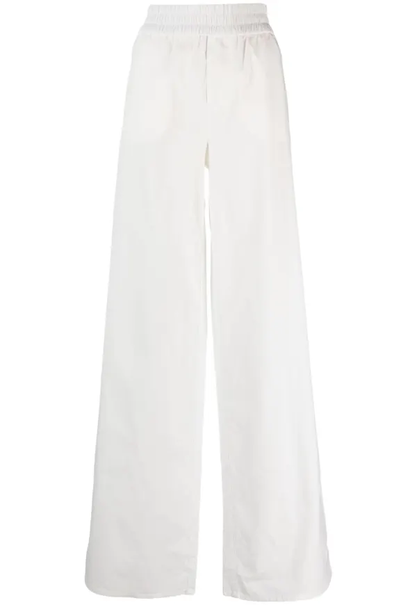 Dsquared2 byxor med vida ben - Vit