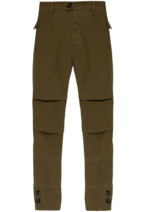 DSQUARED2 byxor med vikt panel - Grön