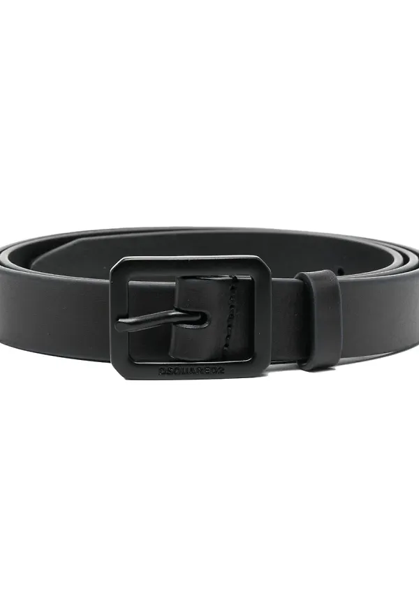 Dsquared2 calf leather belt - Svart