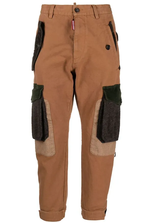 Dsquared2 cargobyxor - Brun
