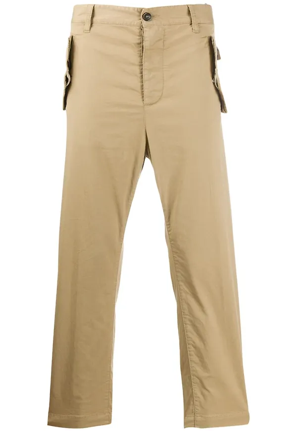 Dsquared2 chinos med fickdetalj - Neutral