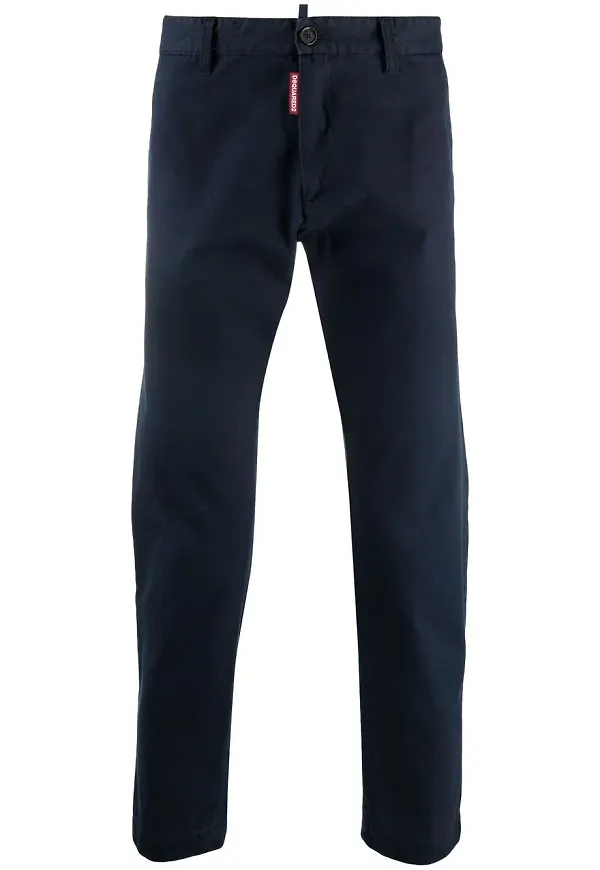 Dsquared2 chinos med raka ben - Blå