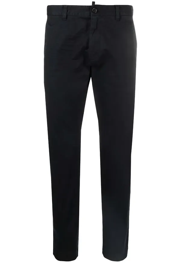 Dsquared2 chinos med raka ben - Svart