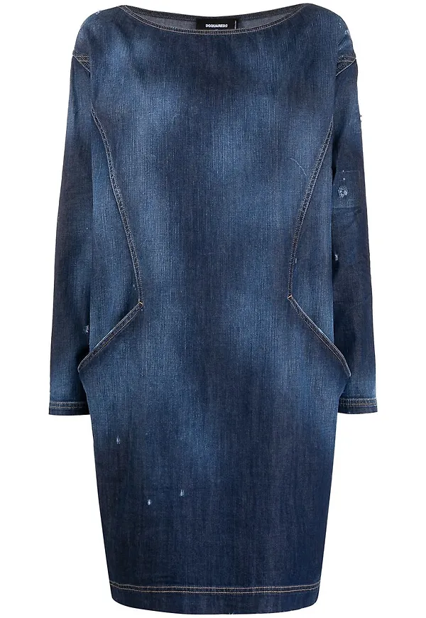 Dsquared2 College jeansklänning - Blå