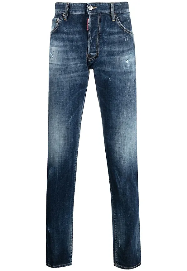 Dsquared2 Cool Guy slitna jeans - Blå