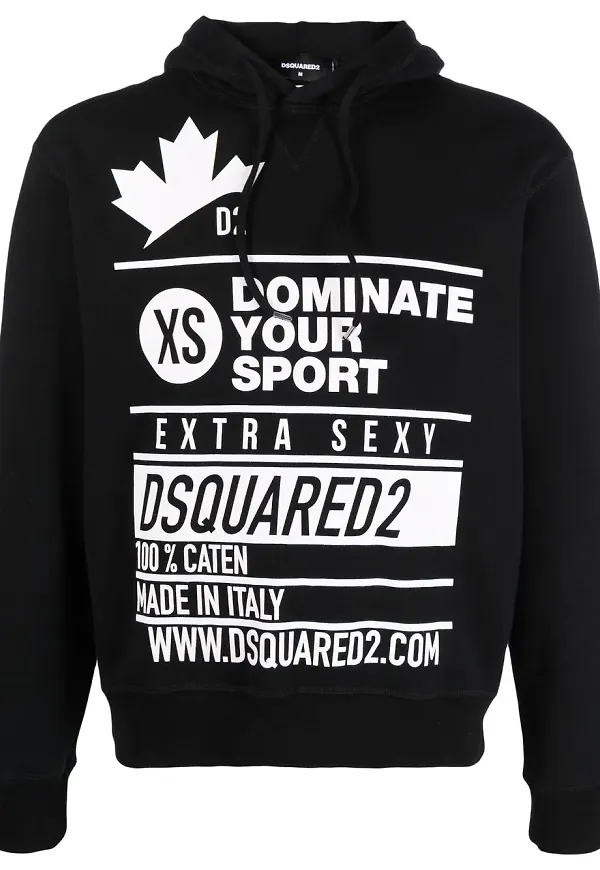 Dsquared2 croppade straight-jeans - Svart