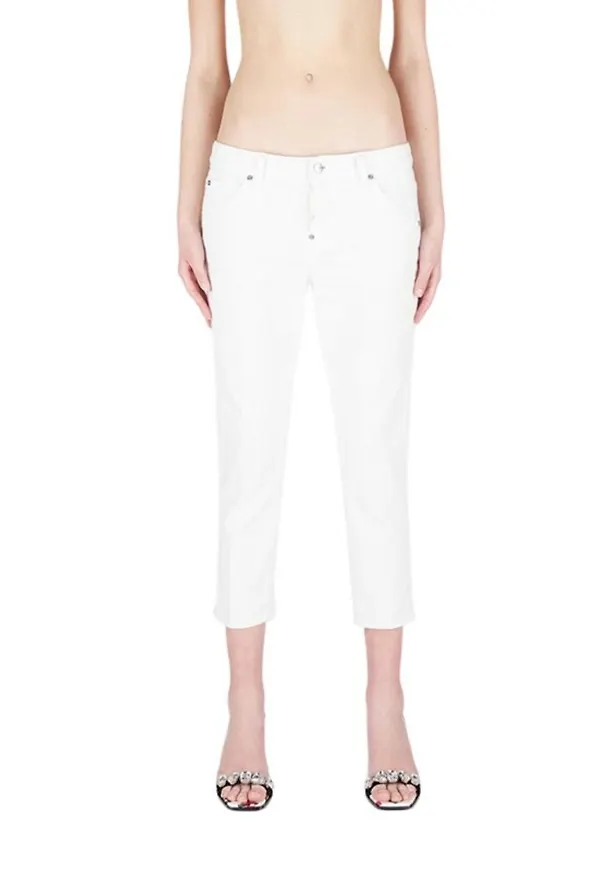 Dsquared2 Cropped Jeans Svart, Dam