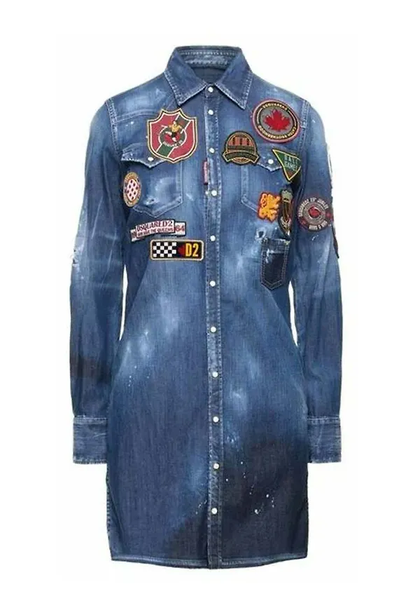 Dsquared2 Dress Blå, Dam