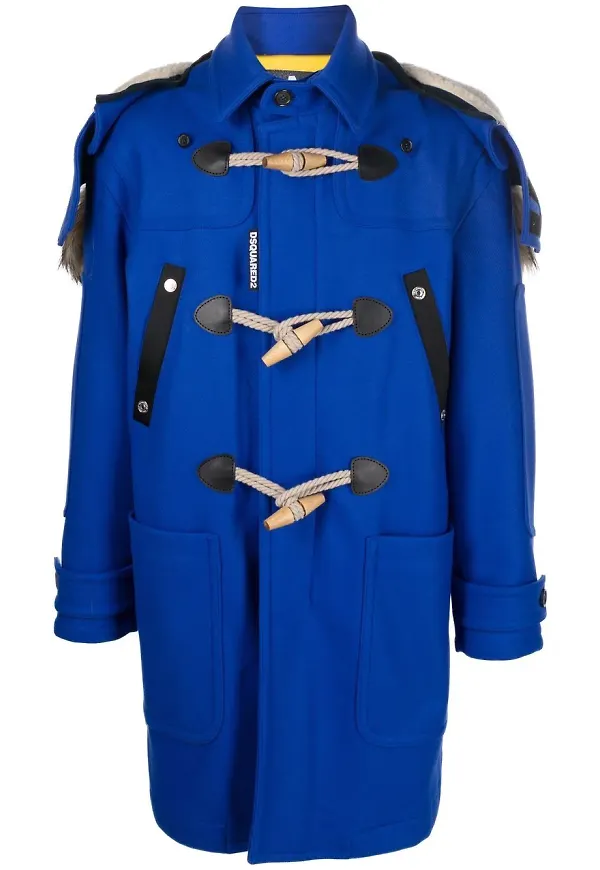 Dsquared2 duffel i midimodell - Blå