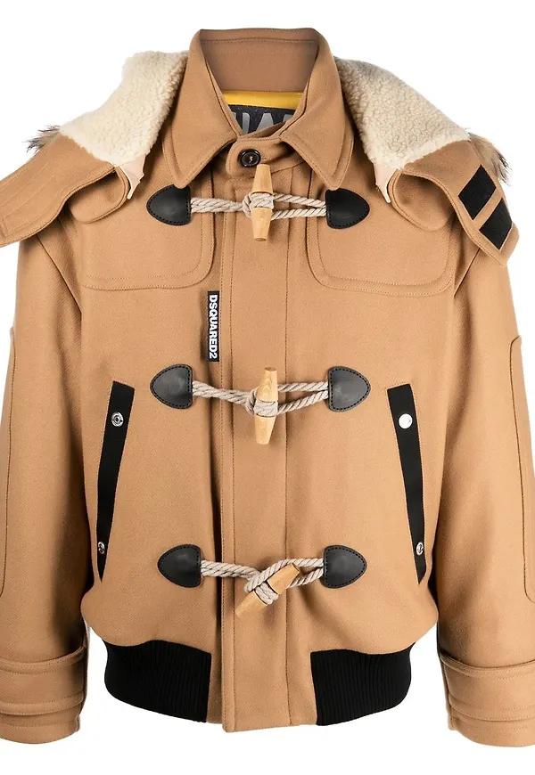 Dsquared2 duffel med kontrastpanel - Neutral