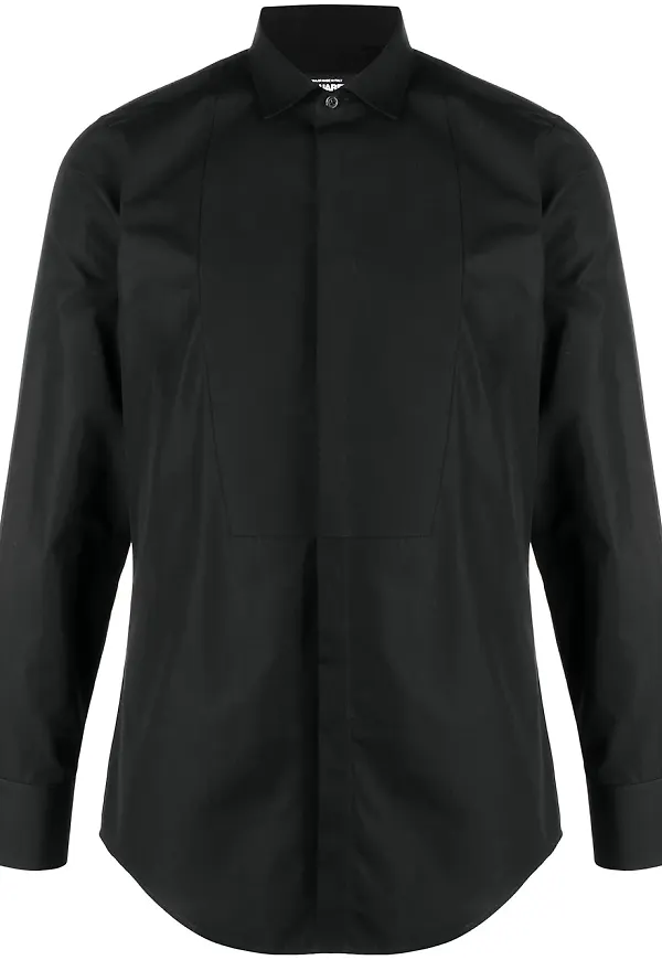 Dsquared2 enfärgad skjorta - Svart