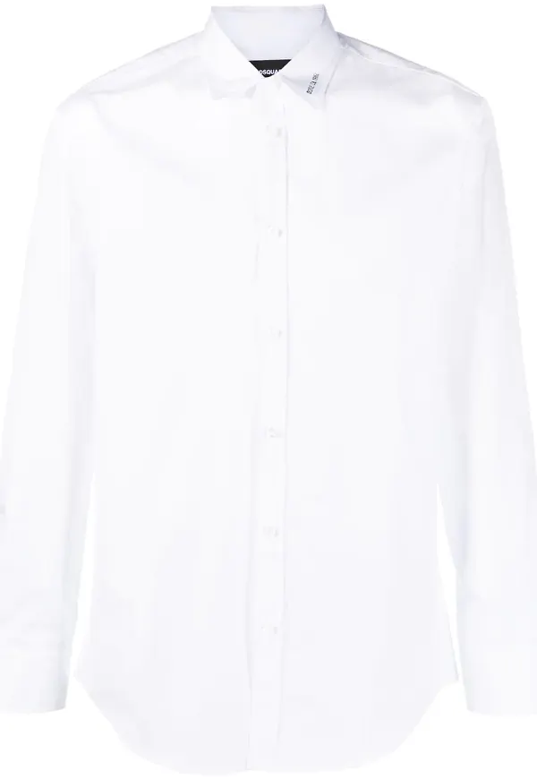 Dsquared2 enfärgad skjorta - Vit