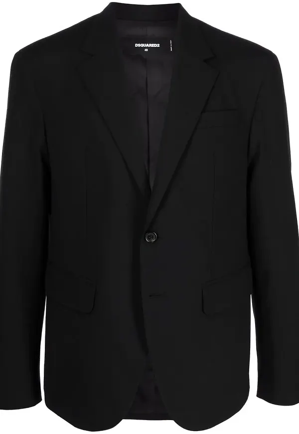 Dsquared2 enkelknäppt finblazer - Svart
