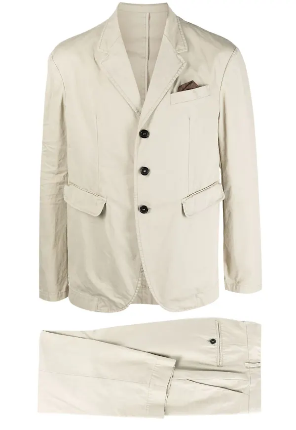 Dsquared2 enkelknäppt kostym - Neutral