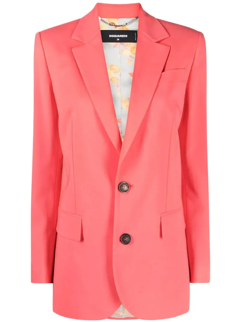 Dsquared2 enkelknäppt kostym - Rosa