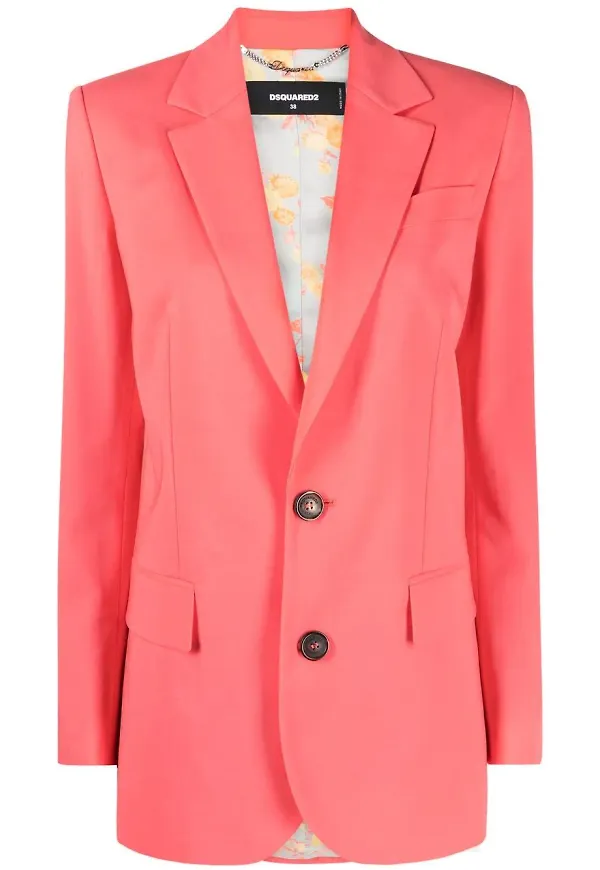 Dsquared2 enkelknäppt kostym - Rosa