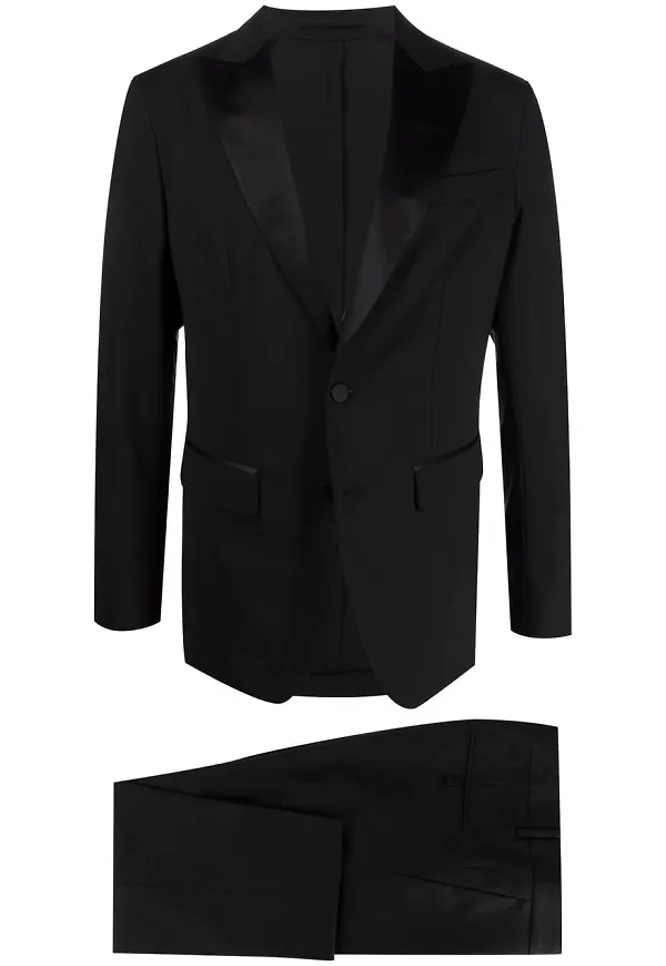 Dsquared2 enkelknäppt kostym - Svart