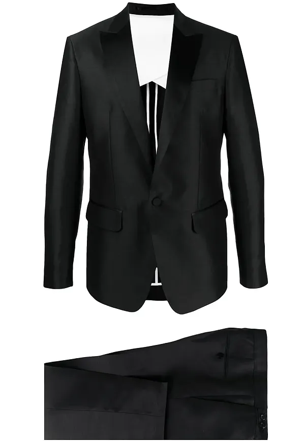 Dsquared2 enkelknäppt smoking - Svart