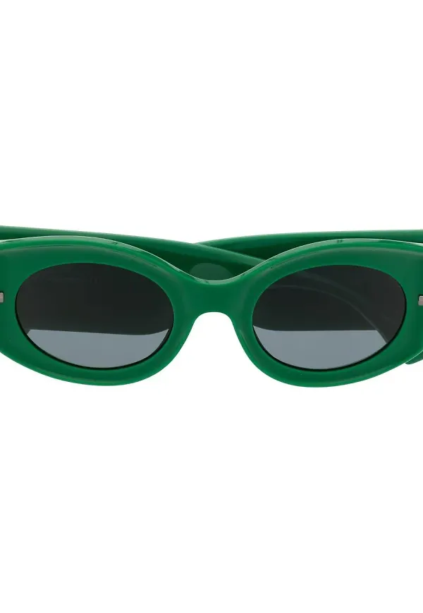 Dsquared2 Eyewear Hype runda solglasögon - Grön