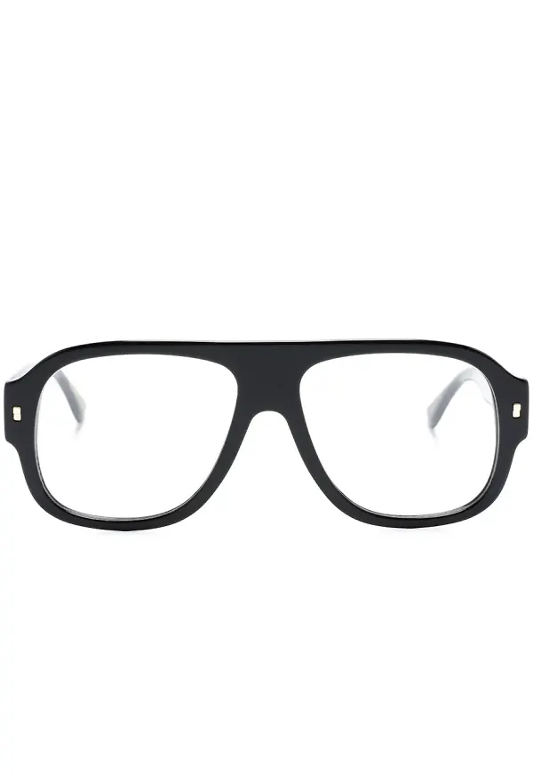 DSQUARED2 EYEWEAR Hype solglasögon i oversize-modell - Svart