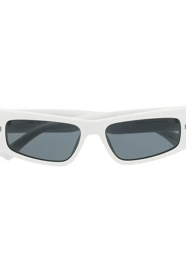 Dsquared2 Eyewear Icon rektangulära solglasögon - Vit