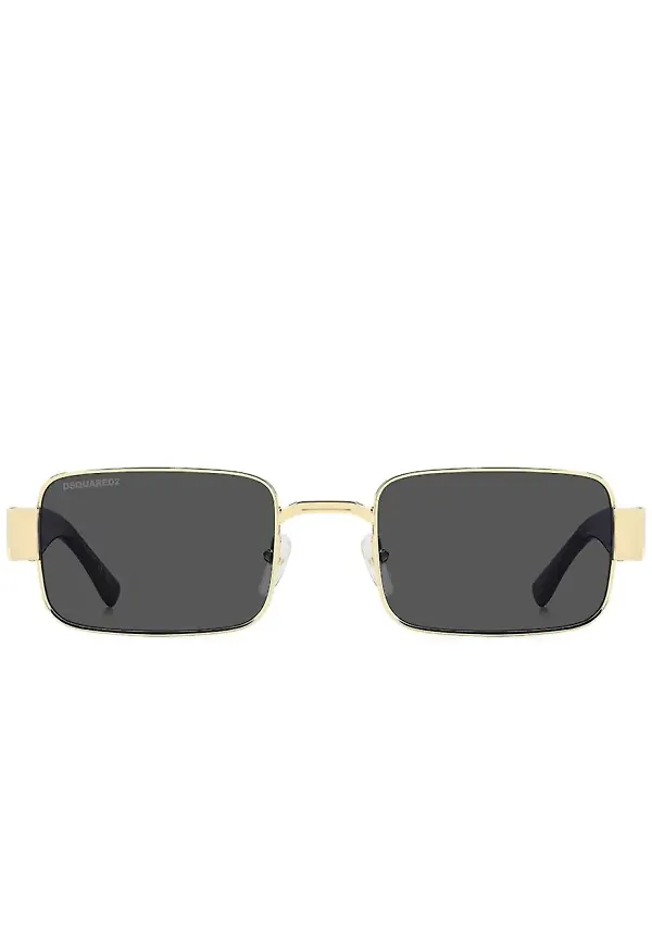 DSQUARED2 EYEWEAR rektangulära solglasögon - Guldfärgad