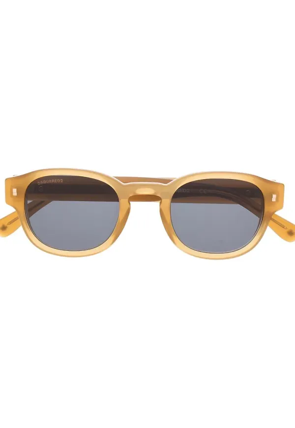 Dsquared2 Eyewear runda solglasögon - Brun