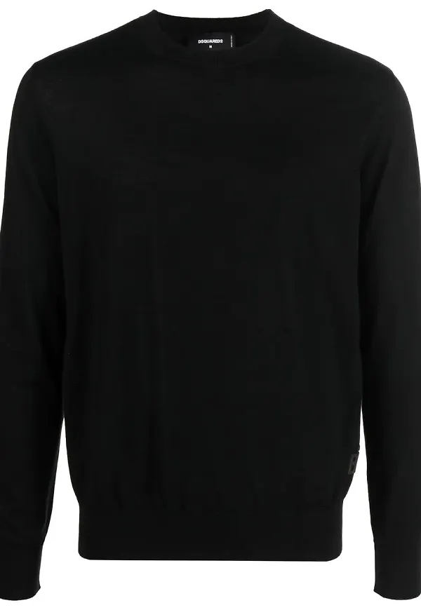 Dsquared2 finstickad tröja - Svart