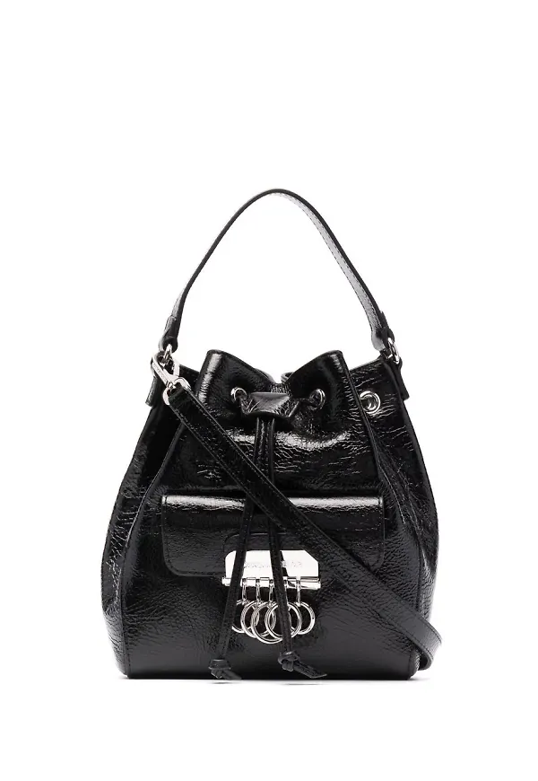 Dsquared2 fiskehatt med nyckelband - Svart