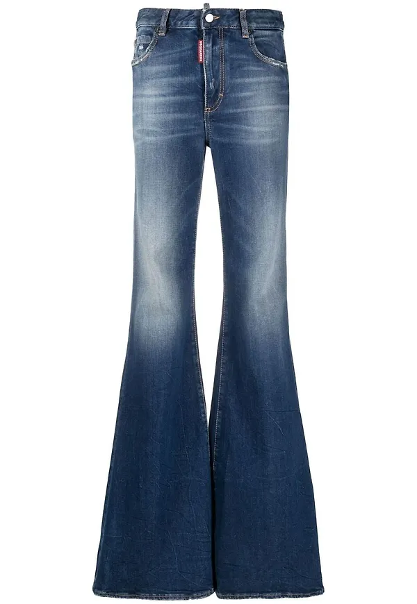 Dsquared2 flare-jeans - Blå